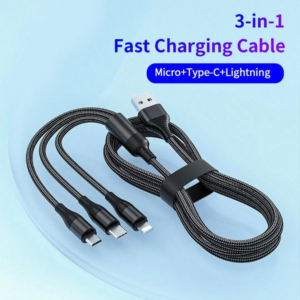 3-in-1 Fast Charging Cable