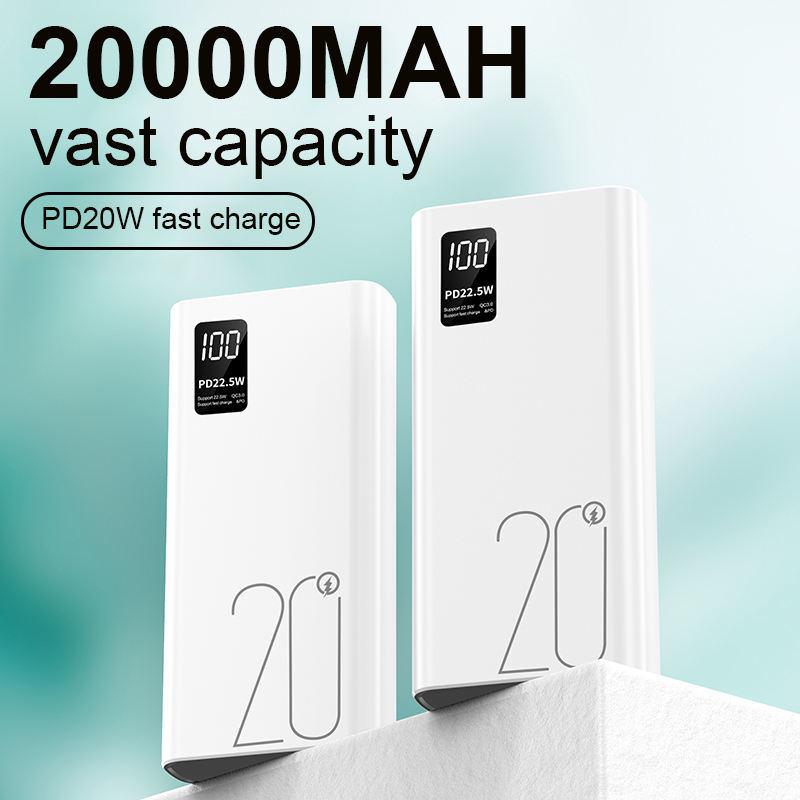 20,000mAh Fast-Charge Power Bank